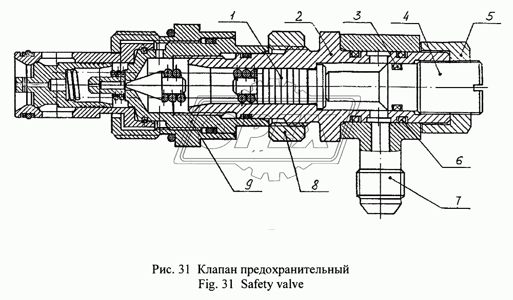 Клапан предохранительный 2